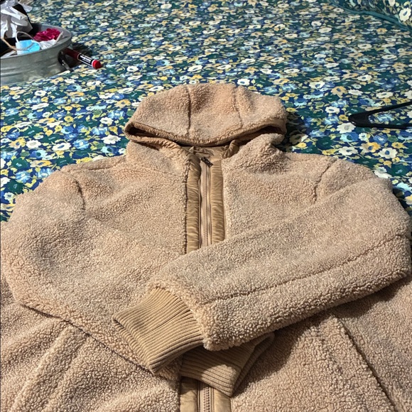 Cozy Tan Sherpa Jacket - Picture 6 of 7